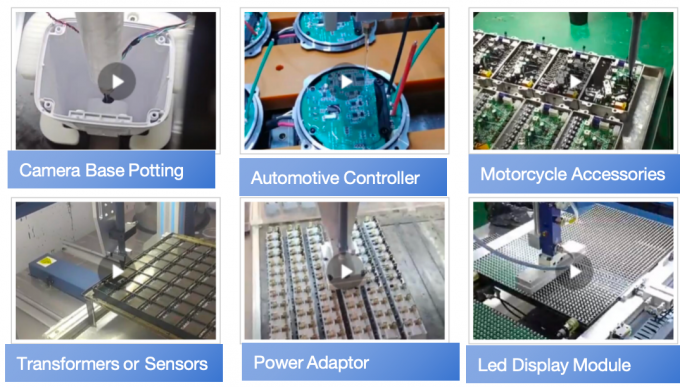 Αυτόματη μηχανή διανομής κόλλας με οδηγό LED απλό ρομπότ δοσολογίας 2