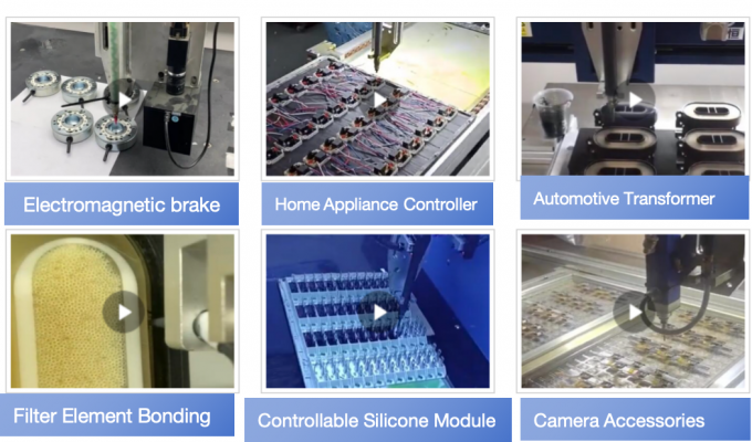 Υψηλής ακρίβειας CCD Intelligent AB component Automatic Visual Glue Dispensing Machine Ηλεκτρονική μηχανή διανομής κόλλας 2